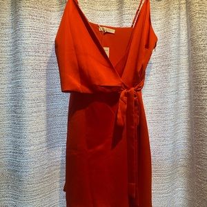 Red Shift dress